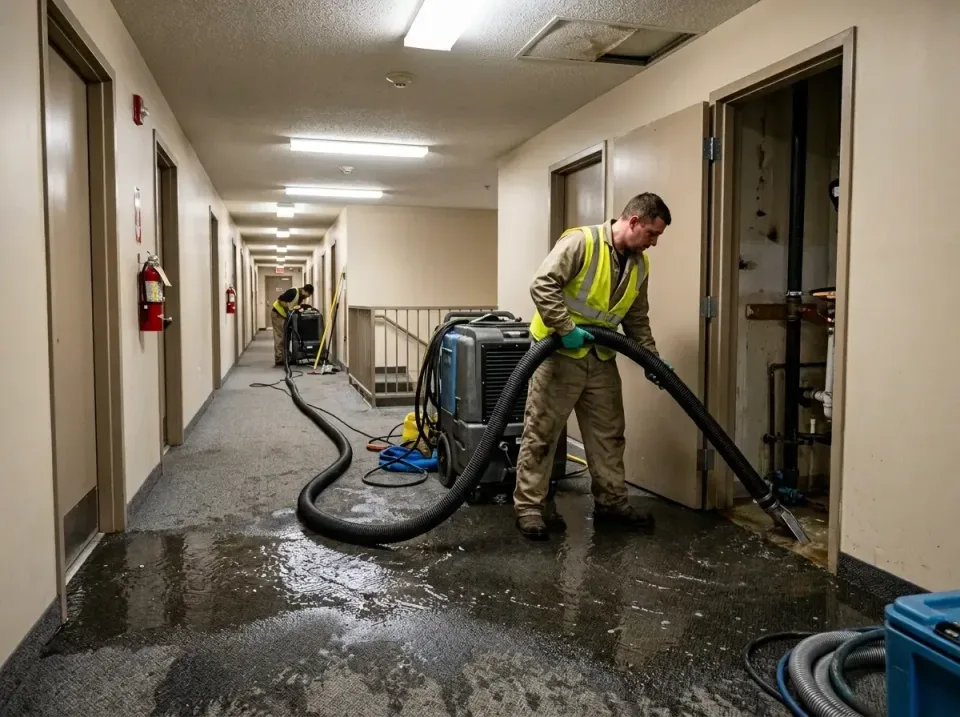 multi-unit-apartment-hallway-f-005 — frequently asked questions, Emergency Burst Pipe Water Extraction & Removal in Manatee…